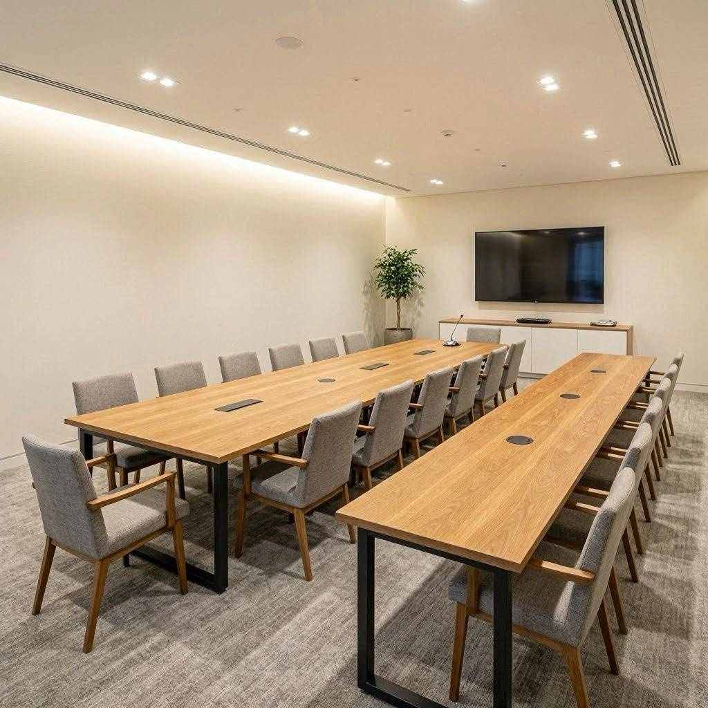 品牌部门怎样让写字楼办公视频会议空间配置在会议预约冲突中保持流程连贯